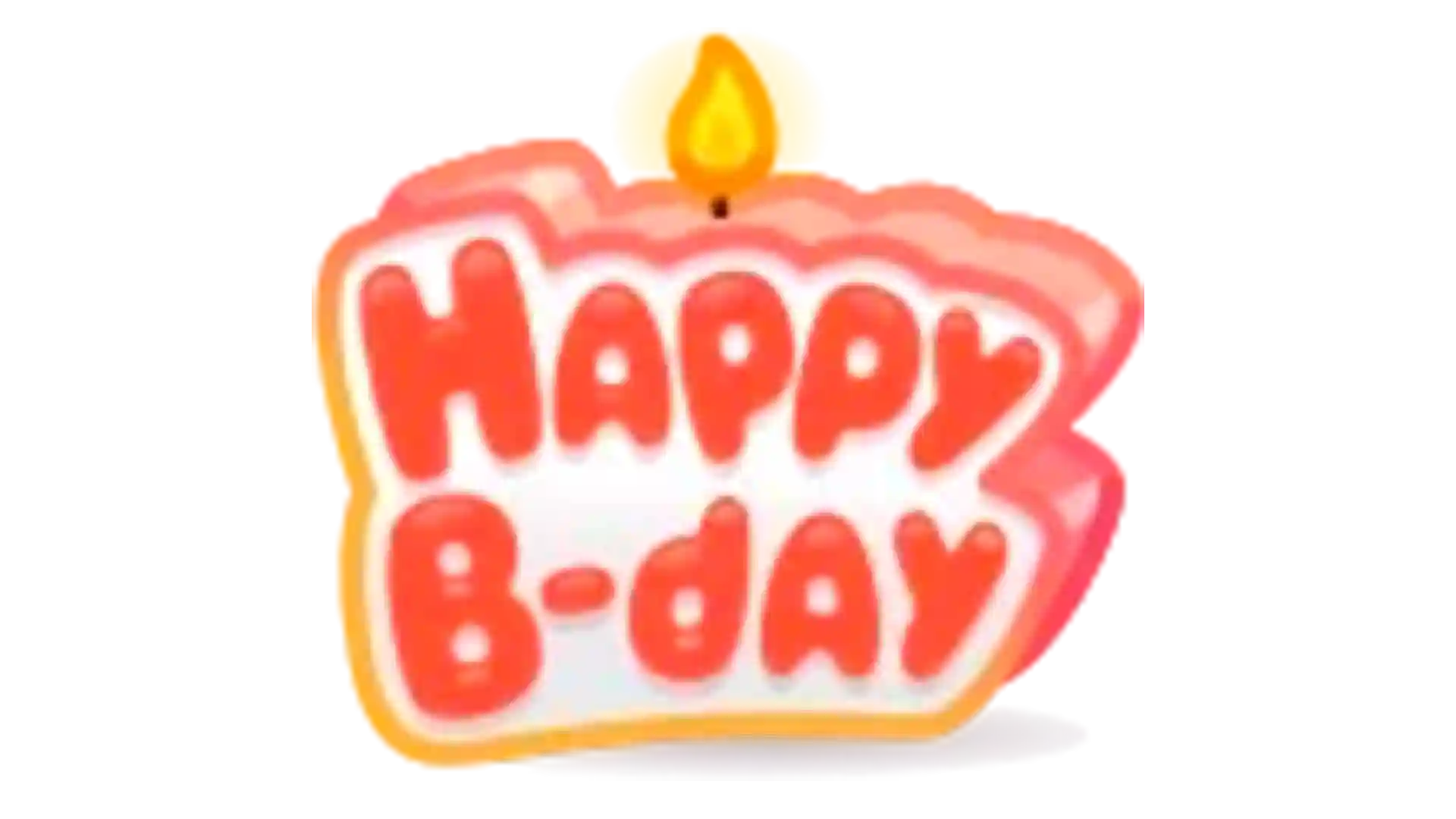 B-Day Candle [Peachy]
